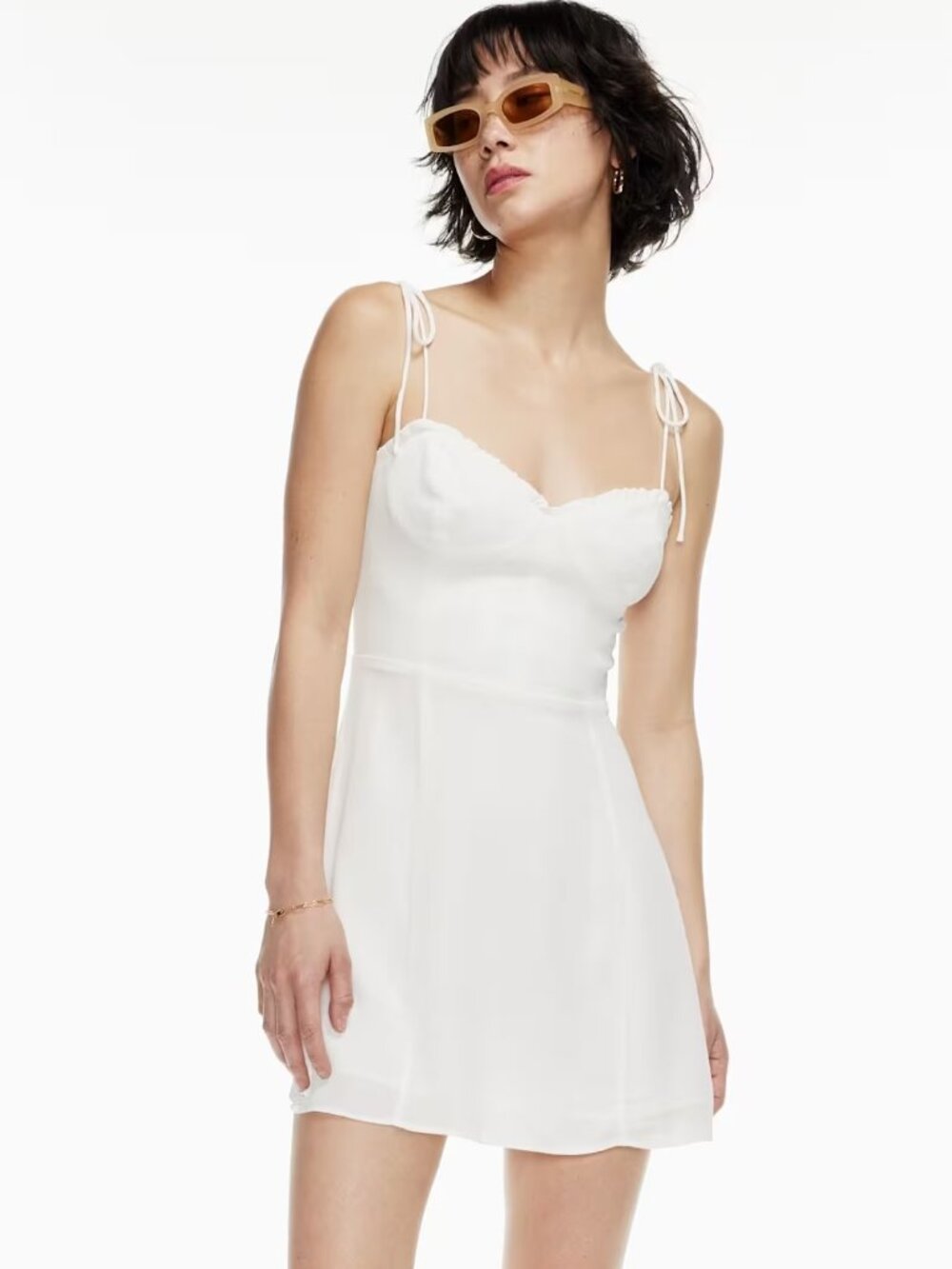 Aritzia Wilfred Fable Linen Dress Light birch Size 14